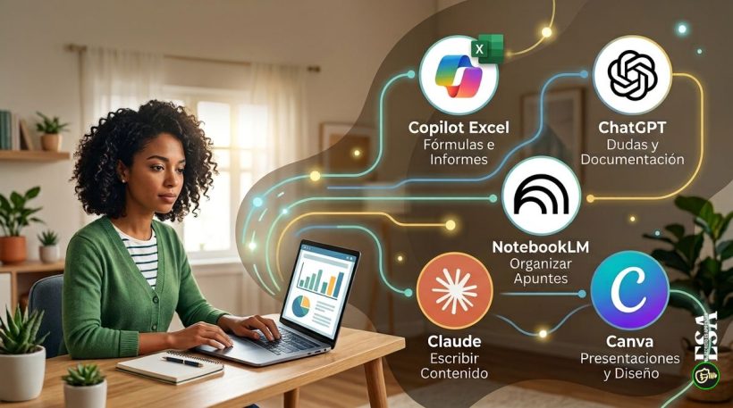 herramientas de IA para trabajar más rápido sin programar
